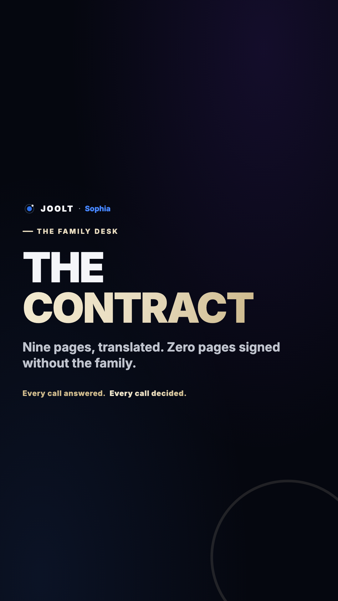 The contract — a nine-page NIL agreement, read and briefed, legal terms left to the family